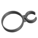 Glashalter Kunststoff, schwarz