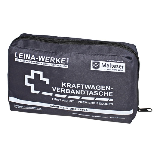 KFZ-Verbandtasche Compact blau, Inhalt nach DIN 13164:2022-02