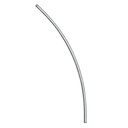 Tunnellierschaft, allein, gebogen, 24,5 cm
