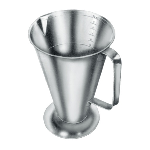 Edelstahl-Messbecher 500 ml innen graduiert
