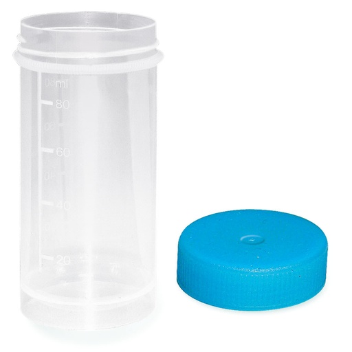 Universalcontainer (Versandgefäße) 100 ml, 48 x 80 mm (250 Stck.) Deckel beiliegend