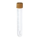 Stuhlröhrchen 13 ml, 16 x 100 mm mit Schraubverschluss braun (1000 Stck.) Verschluss montiert