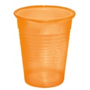 Mundspül- / Laborbecher 180 ml orange (100 Stck.)