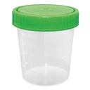 Urinbecher 100/125 ml mit Schraubdeckel grün – 500 Stück