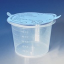 Urinbecher mit Selbstklebedeckel 100 ml – 1000 Stück
