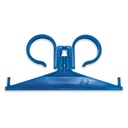 Urinbeutelhalter aus Kunststoff blau Btl. = 10 Stck.