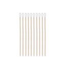 Wattestäbchen Holz, steril, 15 cm lang, Ø 2,5 mm, Wattekopf Ø 5 mm (100 Stck.)