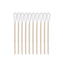 MEDI-WOOD Wattestäbchen Holz 15 cm lang, Ø 2,5 mm, Wattekopf Ø 10 mm (50 Stck.)