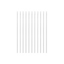 Wattestäbchen Aluminium, steril, 15 cm, Ø 1 mm, Wattekopf Ø 2 mm (100 Stck.)