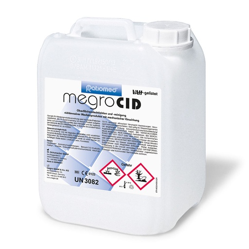 megroCID 5 Ltr. Flächendesinfektion * nur für den professionellen Gebrauch *