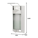 Armhebelspender 500 ml mit langem Hebel