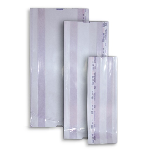 Steri-Beutel 100 x 300 mm mit Falte mit 3 Indikatoren – 1000 Stück