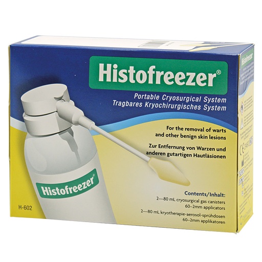 Histofreezer small Warzenentferner 2 Dosen à 80 ml + 60 Applikatoren à 2 mm Import
