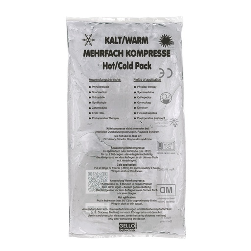 Kalt-/Warm-Kompresse transparent, 21 x 38 cm