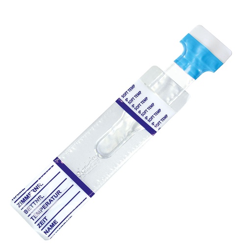 Softtemp Standard mit Gleitmittel Thermometerhüllen (1000 Stck.) mit blauer Lasche