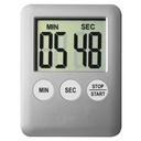 Digital Timer mit kleinem Display silber