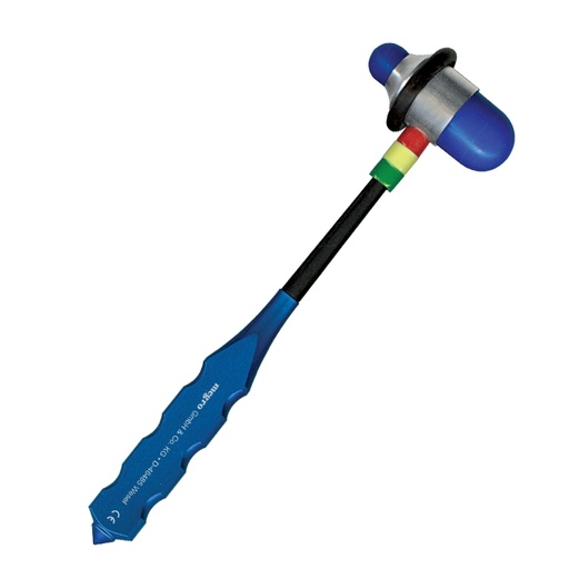 Perkussions/Reflexhammer ratiomed blau, 21 cm, Aluminium