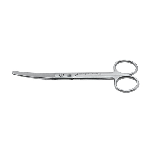 chirurgische Schere ratiomed gebogen, stumpf/stumpf 14,5 cm