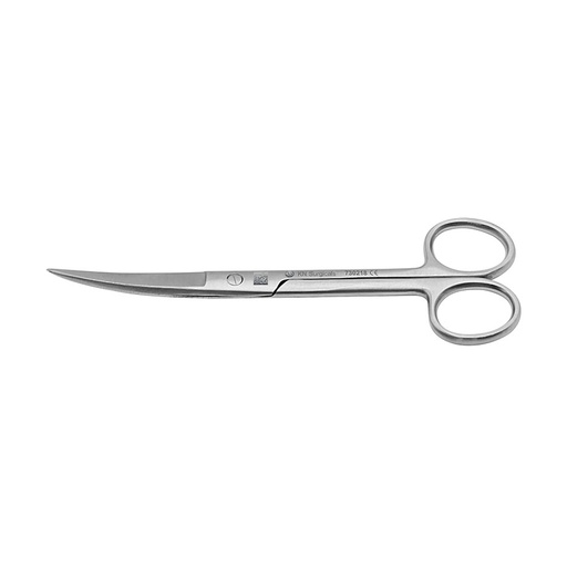 chirurgische Schere ratiomed gebogen, spitz/spitz 14,5 cm
