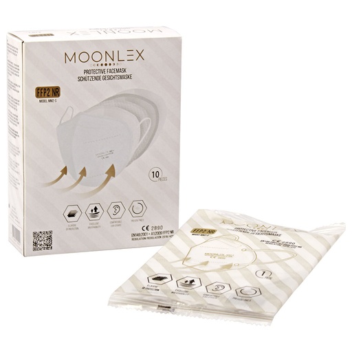 MOONLEX FFP2 Masken, weiß (10 Stck.)