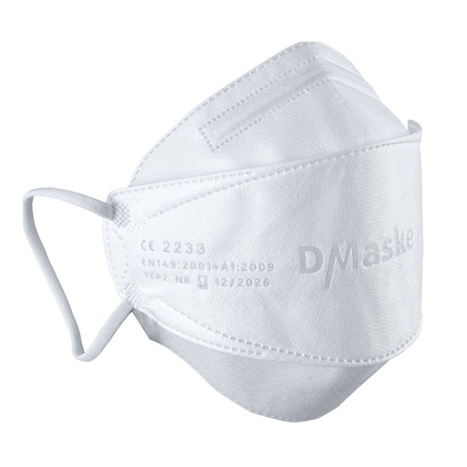 D/Maske FFP2 NR Atemschutzmasken Luftkaiserin, einzeln verpackt (20 Stck)