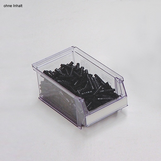 Systembox SB 5 transparent 160 x 100/75 mm (ohne Etiketten)