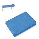 Liegenbezug Frottee aqua, 65 x 195 cm