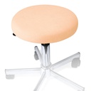 Hockerbezug Frottee beige für Hocker 40 bis 45 cm Ø
