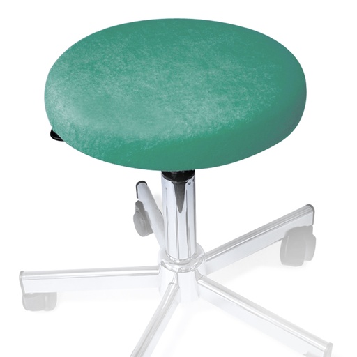 Hockerbezug Frottee jade für Hocker 40 bis 45 cm Ø