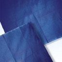 Abdecktuch 40 x 60 cm kornblau 100 % Baumwolle mit Loch Ø 6 cm