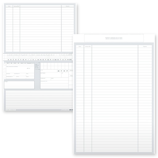 Karteikarten ALPHAsafe DIN A5 quer Typ Standard (500 Stck.)