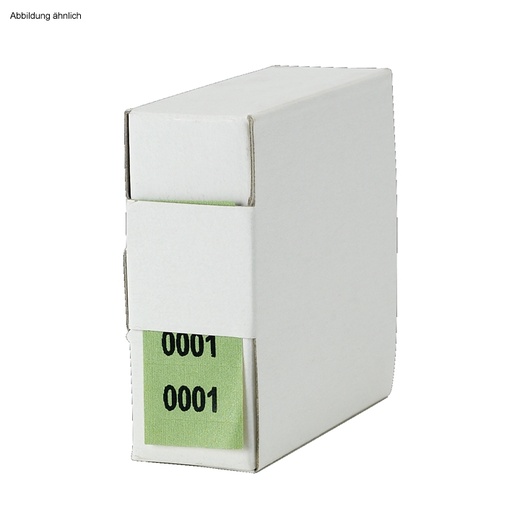 Archiv-Nummern, doppelt 9001 - 10000, grün