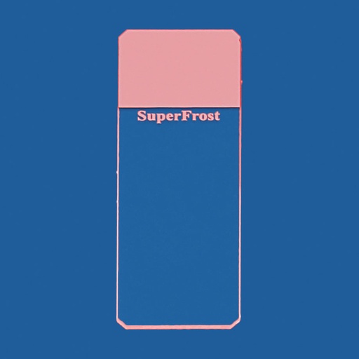 Objektträger SuperFrost rosa geschliffen 45° (50 Stck.)