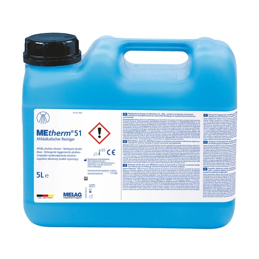 MEtherm 51 mildalkalischer Reiniger 5 Ltr. * nur für den professionellen Gebrauch*