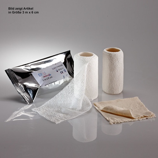 ELASTUS-dermasoft Hydro Kühlbinden 3 m x 6 cm (10 Stck.)