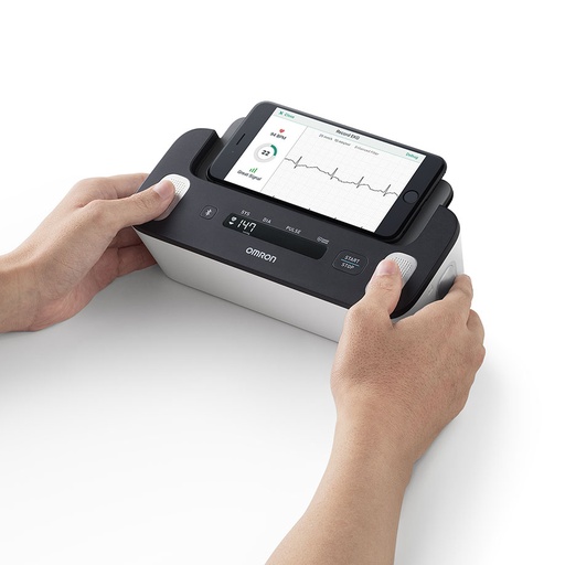 OMRON Oberarm-Blutdruckmessgerät Complete mit EKG-Funktion