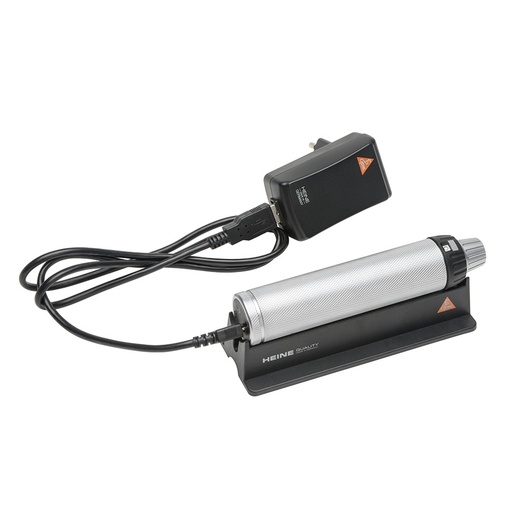 BETA4 USB Ladegriff 3,5 V Li-ion mit Li-ion Ladebatterie, BETA4 USB Bodeneinheit, USB Kabel mit med. zugelassenem Steckernetzteil und Griffablage