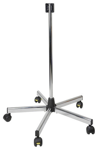 Rollstativ aus Metall mit Aufsatz für EL 3/EL 10 LED Untersuchungsleuchte