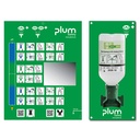 Plum Open Station Single mit 1 Flasche, inkl. Wandhalter und Piktogramm