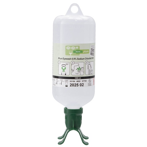 Plum Wound and Eyewash Duo 1000 ml (0,9 % Natriumchloridlösung)