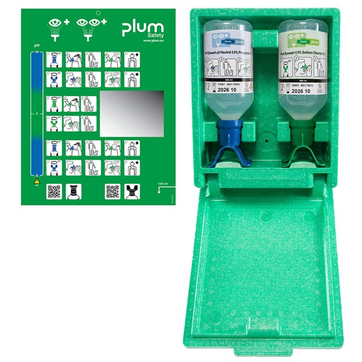 Plum Combi-Box Duo mit 2 Flaschen in Wandbox mit Anleitung und Spiegel