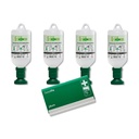 Plum Starter Set1, 4 x 500ml (4604) u. 1 x QuickFix Pflasterspender leer (5500)