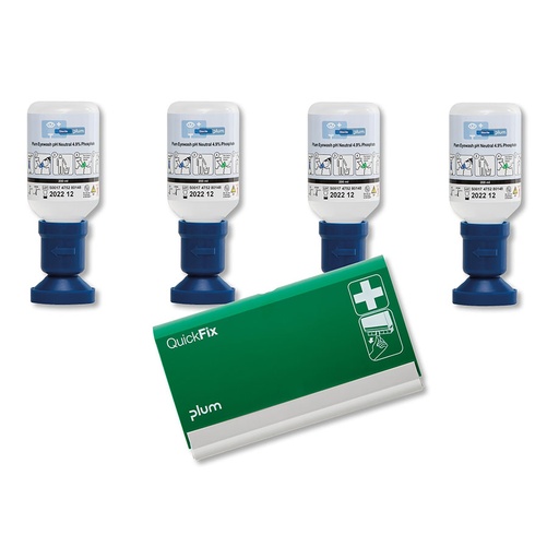 Plum Starter Set3, 4 x 200ml (4752) u. 1 x QuickFix Pflasterspender leer (5500)