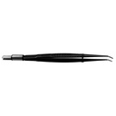 Pinzette bipolar, gerade 165 mm, 8 x 1 mm, 45° abgewinkelt
