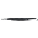 Pinzette bipolar, gerade 180 mm 8 x 1 mm, 45° abgewinkelt