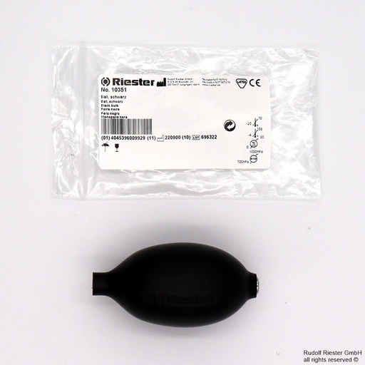 Latexball schwarz