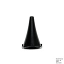 Ohrtrichter, wiederverwendbar, Ø 3 mm, schwarz