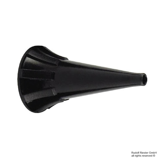 Einmal-Ohrtrichter, Ø 2,5 mm, schwarz (100 Stck.)