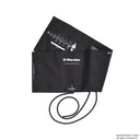Klettenmanschette Erw. Oberschenkel XL, 100 x 26 cm, 2-Schlauch, schwarz
