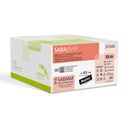 SABAglyde 3-0=2 ungefärbt monofil Nahtmaterial Fadenlänge 70 cm (24 Stck.) 3/8 kreisförmig, Dreieckkörper, außenschneidend, 19 mm, Truprime